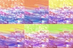 Two Tone Dry Brush Flicks Watercolor Digital Papers Glitter Product Image 3