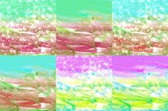 Two Tone Dry Brush Flicks Watercolor Digital Papers Glitter Product Image 4