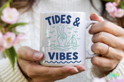 Two-Tone Summer Beach Doodles SVG PNG Product Image 4