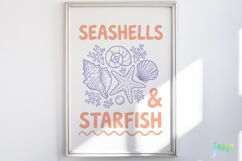 Two-Tone Summer Beach Doodles SVG PNG Product Image 7