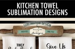 Sourdough Kitchen Towel Sublimation Designs - Bible Verses Product Image 4