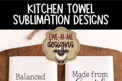 Balanced Meals - Made From Scratch - Towel Sublimation PNGs Product Image 6
