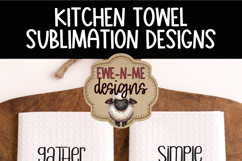 Primitive Saltbox Houses - Sublimation Kitchen Towel Designs Product Image 4