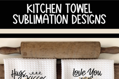 Valentine Highland Cows Sublimation Kitchen Towel Designs Product Image 6