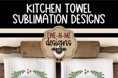 Christmas Angels - Kitchen Towel Sublimation PNG Files Product Image 6