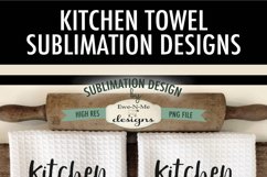Funny Chickens Kitchen Towel Sublimation | Kitchen Open PNG Product Image 6
