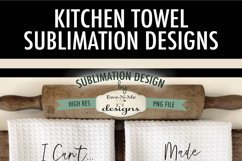 Funny Sourdough Kitchen Towel Sublimation Designs Product Image 4