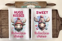 Valentine Kitchen Towel Bundle | 16 PNG Files Product Image 6