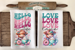 Valentine Kitchen Towel Bundle | 16 PNG Files Product Image 10