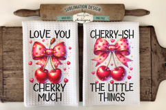 Valentine Kitchen Towel Bundle | 16 PNG Files Product Image 9