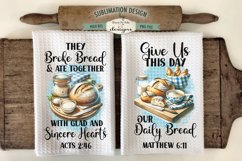 Sourdough Kitchen Towel Sublimation Designs - Bible Verses Product Image 1
