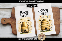 Bee Hives and Bees - Sublimation Kitchen Towel Designs Product Image 1