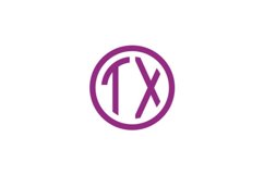 TX logo design Product Image 1