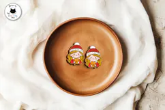 Chibi Fall Stud Earrings Vol.2 | Fall Jewelry SVG Product Image 5
