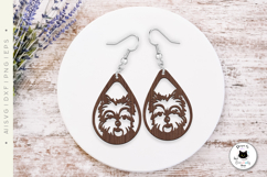 Dog Teardrop Earrings Vol.1 | Dog Laser Cut SVG Product Image 3