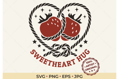 Sweetheart Hug Western wedding svg Product Image 1