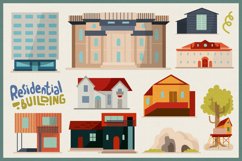 Type of Houses Vector Clipart Pack Product Image 2