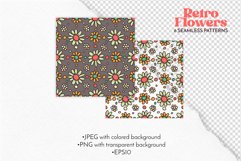 Seamless Retro Floral Patterns | Vintage Digital Papers Product Image 8