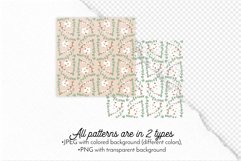 Eucalyptus and Cotton - Boho Seamless Patterns Product Image 7