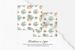 Single Line Face Tropical Leaves Minimalist Patterns Product Image 7