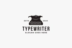 Vintage Old typewriter logo Product Image 1