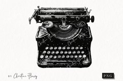 Gothic Typewriter Clipart | Gothic PNG Product Image 1