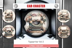 Car Coaster Typewriter Product Image 1