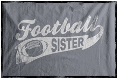 Typography Football Mom Dad Brother Sister Product Image 4