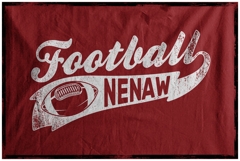 Typography Football Nephew Nenaw Cousin Nana Product Image 2