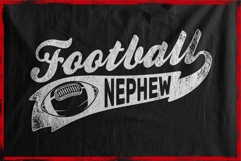 Typography Football Nephew Nenaw Cousin Nana Product Image 5