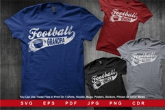 Typography Football Uncle Aunt Grandma Grandpa Product Image 1