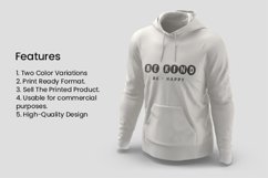 Be Kind Be Happy Quote Typography SVG T-shirt Design