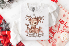 Winter Magic And Holiday Delight Deer Shirt Design Product Image 2
