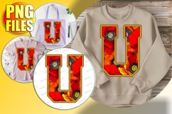 U Doodle Letter Valentine Bright Playful Heart! Product Image 1