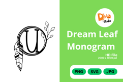 Dream Leaf Monogram Product Image 1