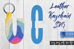Leather Keychain SVG Design | Keychaine Design | SVG File Product Image 1