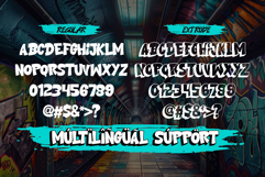 Urban Gear - Layered Graffiti Font Product Image 2