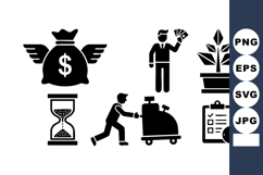 Business Finance Money Growth Vector Illustration Product Image 1