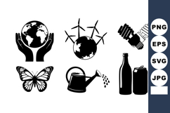 Sustainable Environment Vector Illustration Pack Product Image 1