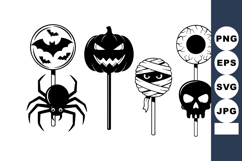 Halloween Candy Lollipops Spider Pumpkin Mummy Skull Product Image 1