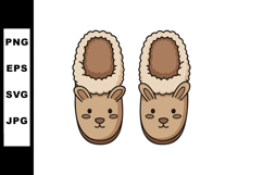 Cozy Brown Animal Face Slippers with Plush Lining Comfortabl Product Image 1