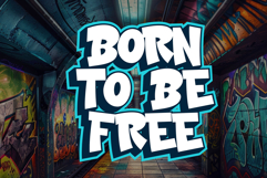 Urban Gear - Layered Graffiti Font Product Image 3