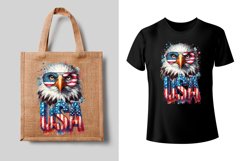 4th of July Eagle sublimation print design PNG Product Image 2