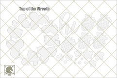 Hi Strawberry Door Wreath SVG | Spring Summer Wreath Sign Product Image 2