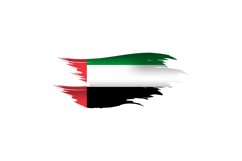 UAE brush art abstract design vector Product Image 1