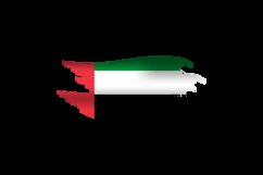 UAE brush art abstract design vector Product Image 2