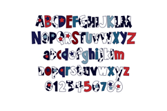 Udderly Patriotic Color Font Product Image 7
