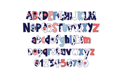 Udderly Patriotic Too Color Font Product Image 3