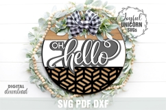 Farmhouse Door Sign SVG Bundle| Laser Cut Door hanger Bundle Product Image 5