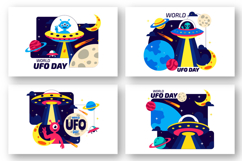 10 World UFO Day Illustration Product Image 2